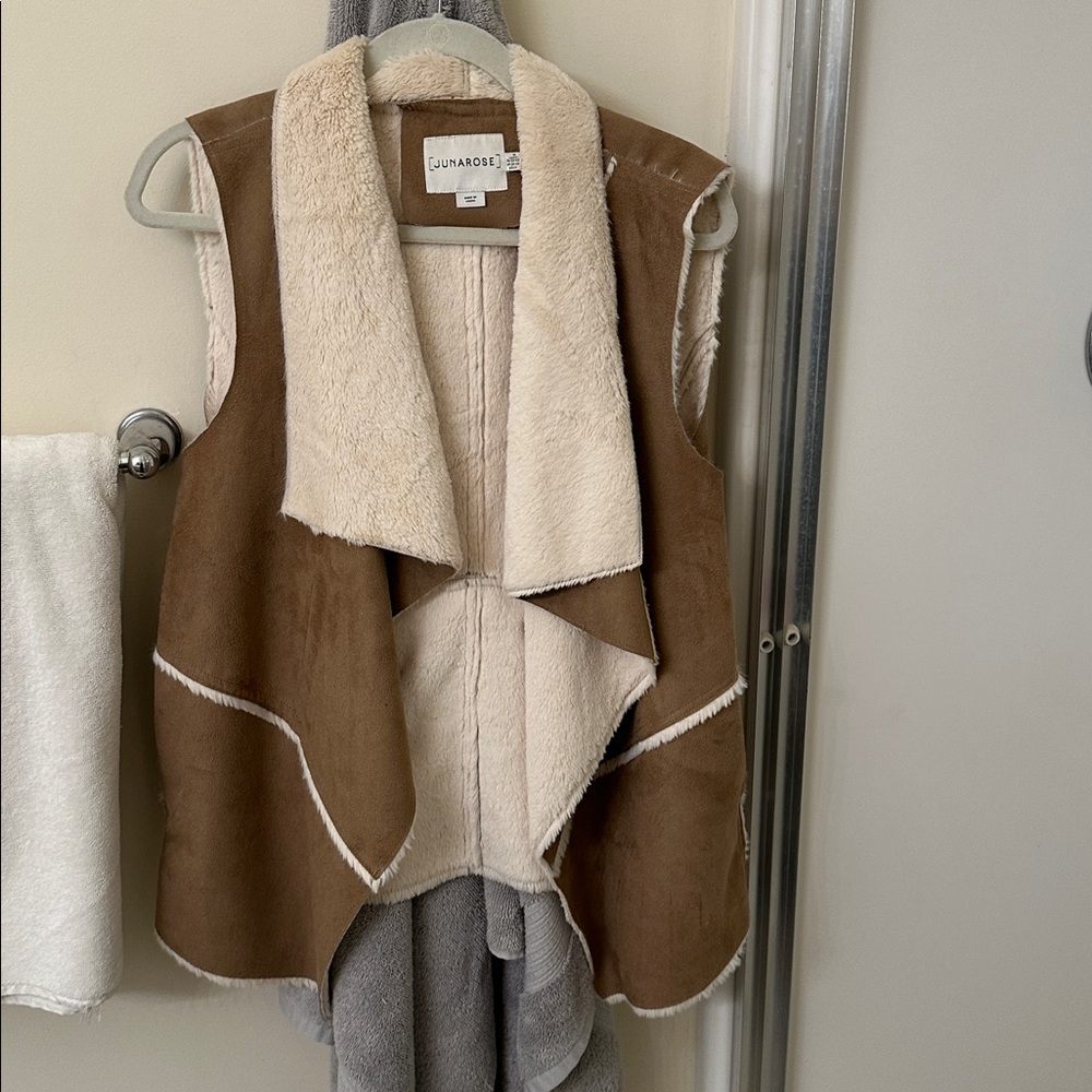 Junarose Tan and Cream Women's Jacket